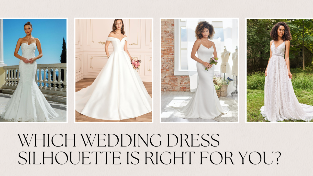 Which Wedding Dress Silhouette Is Right For You? – K&B Bridals Bel Air ...