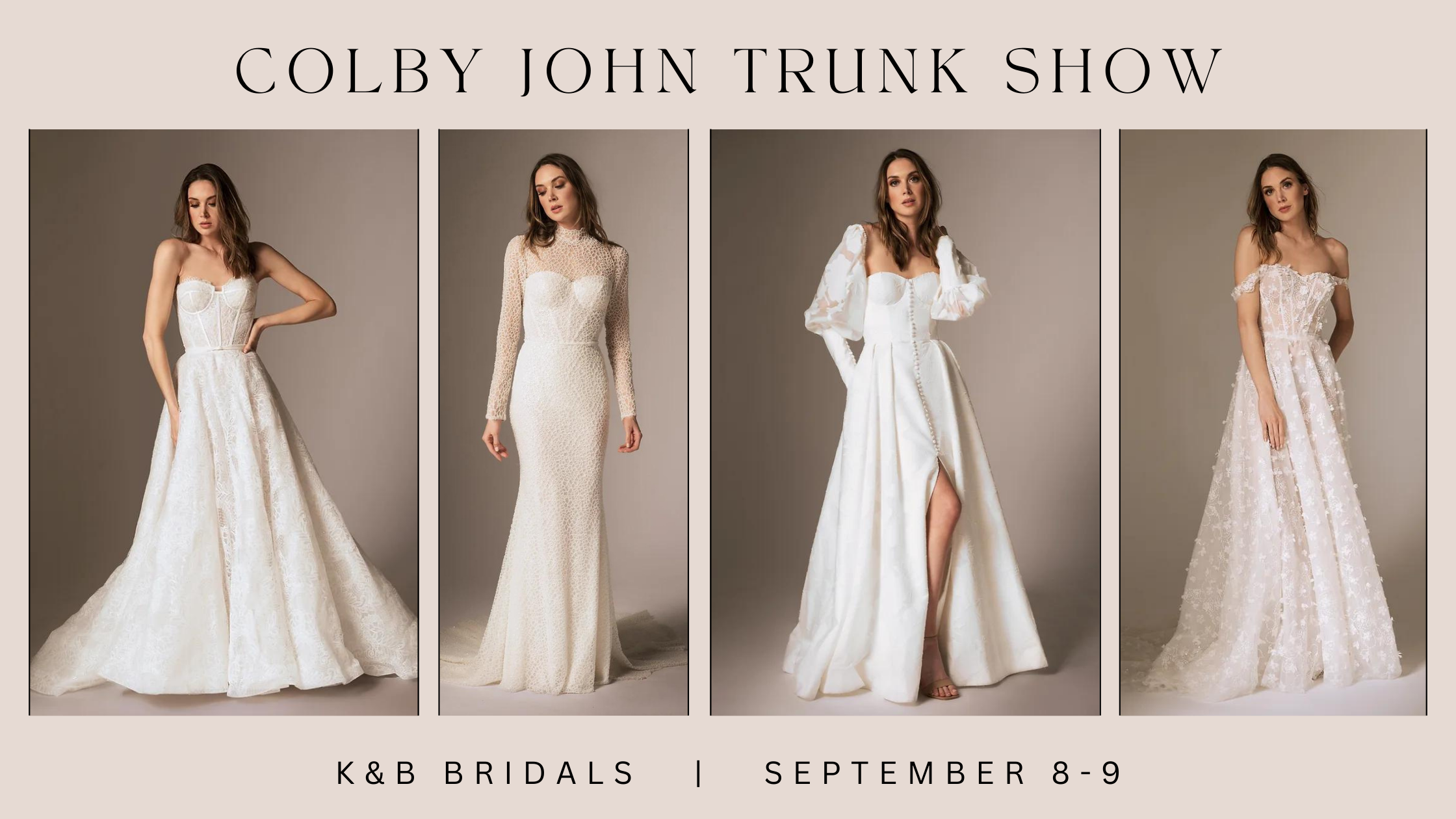 Main Street Bridal Trunk Show August 25-27